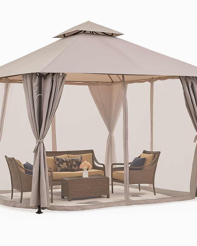 AuroraShade Marquis 12x12 Premium Canopy Gazebo