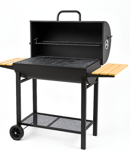 BlackHearth YardMaster Barrel Charcoal Cart Grill