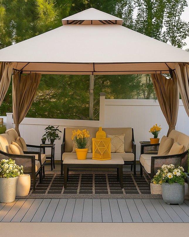 AuroraShade Marquis 12x12 Premium Canopy Gazebo